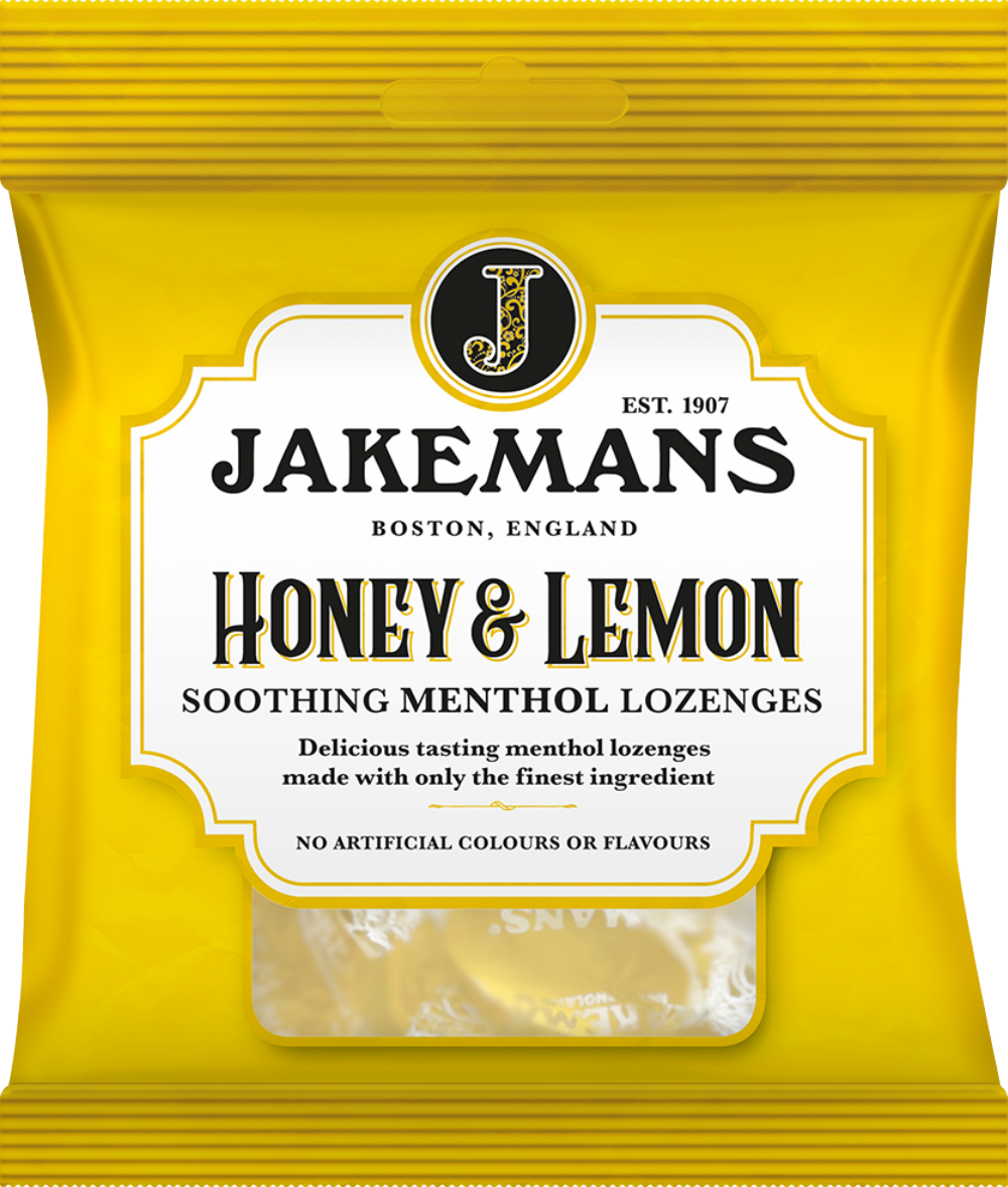 Jakemans Lozenges Honey & Lemon 73g | High Quality Chocolate & Sweets Online - Product Image Jakemans Lozenges Honey & Lemon 73g | High Quality Chocolate & Sweets Online - Product Image